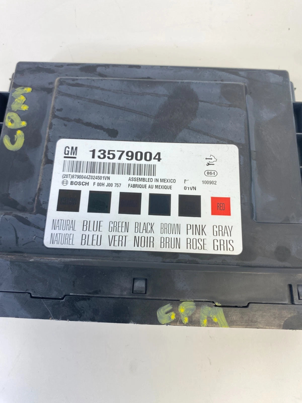 2011 LACROSSE SRX EQUINOX TERRAIN BODY CONTROL MODULE UNIT BCM 13579004