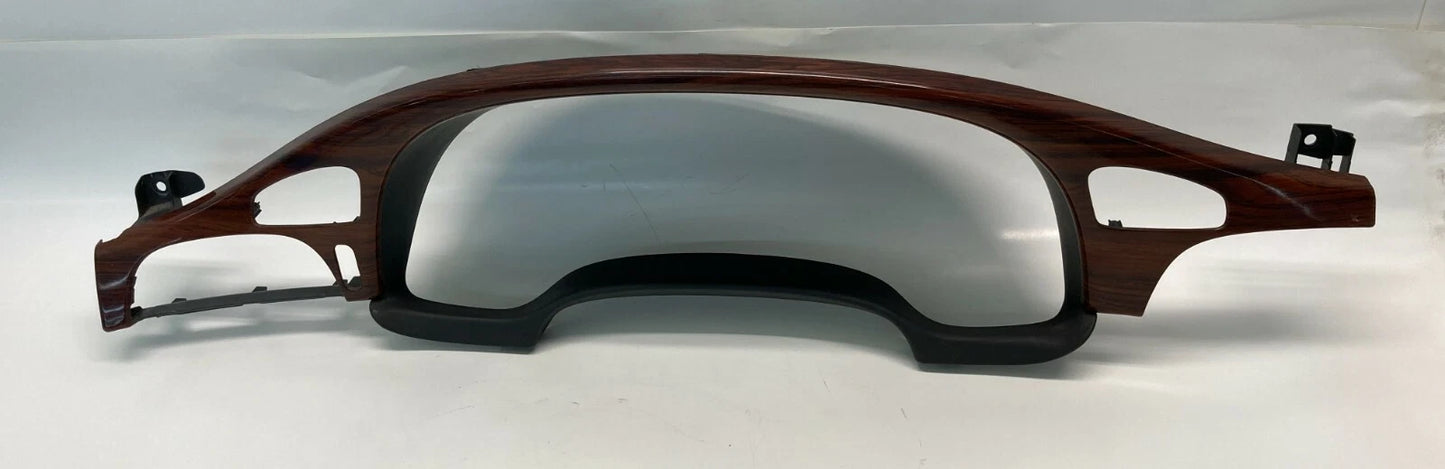 2000-2005 CADILLAC DEVILLE SEDAN 4.6L V8 AUTO SPEEDOMETER BEZEL TRIM WOODGRAIN