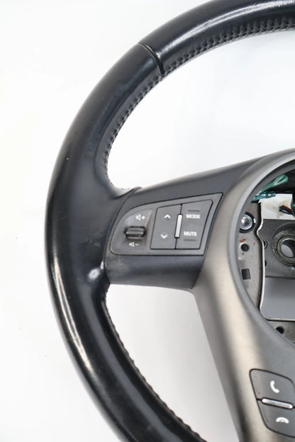 2012 2013 KIA SOUL STEERING WHEEL CRUISE & AUDIO PHONE CONTROL LEATHER BLACK OEM