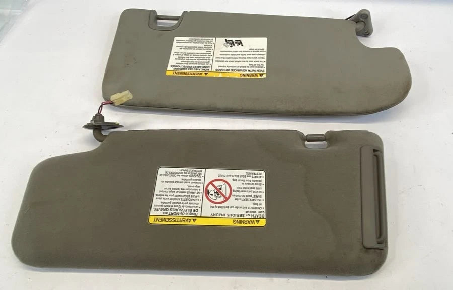 2013-2016 NISSAN PATHFINDER LEFT RIGHT SUN VISOR LIGHT SET W/ SUNROOF OEM