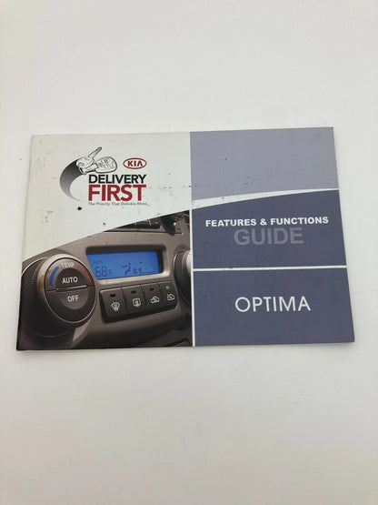 2007 07 KIA OPTIMA OWNERS GUIDE WARRANTY & CONSUMER INFORMATION BOOK MANUAL OEM