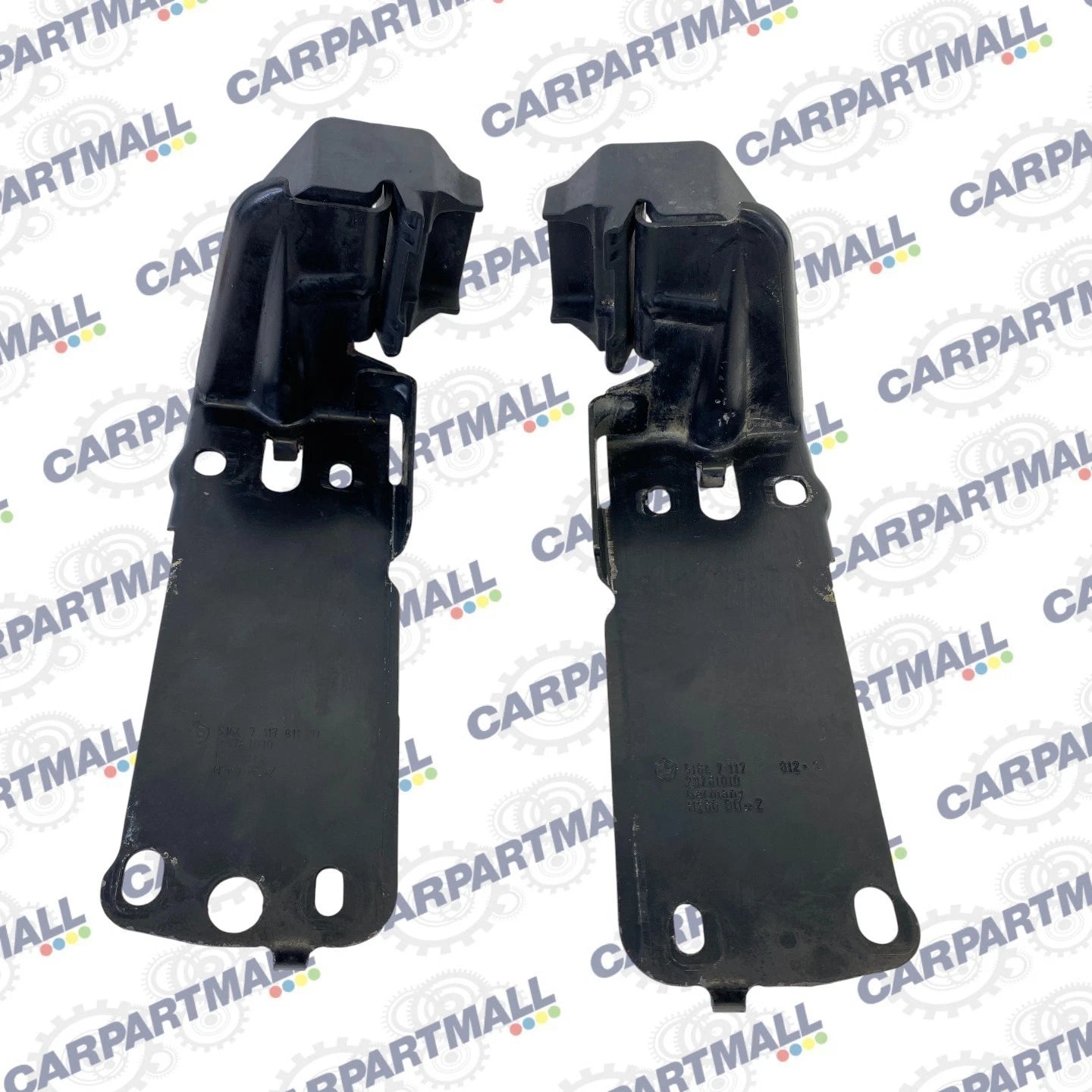 07 08 BMW 328xi 09-11 328I LEFT & RIGHT RADIATOR SUPPORT BRACKET 51647117811 OEM