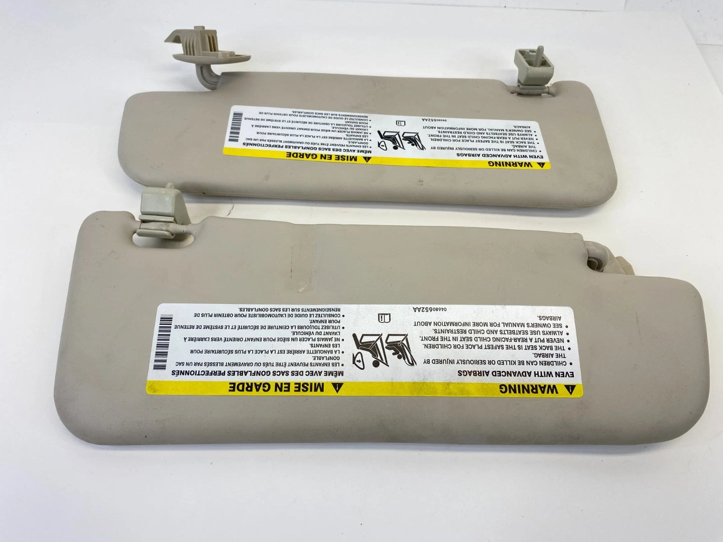 2012-2016 FIAT 500 HATCHBACK FRONT LEFT & RIGHT SIDE SUNVISOR SUN VISOR OEM