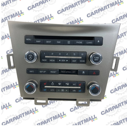 2010-2012 LINCOLN MKT GPS NAV RADIO CD PLAYER CLIMATE CONTROL PANEL AE9T19C156AD