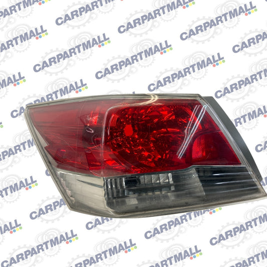2008-2012 Honda Accord Sedan Rear Left Driver Outer Tail Light Taillight OEM