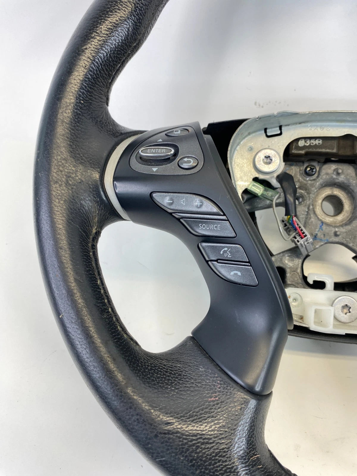 2013 INFINITI JX35 14-16 QX60 STEERING WHEEL W/ CRUISE & AUDIO CONTROLS SWITCHES