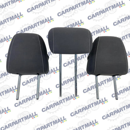 2013 2014 2015 FORD ESCAPE REAR BACK SEAT HEADRESTS SET OF 3 CLOTH OEM