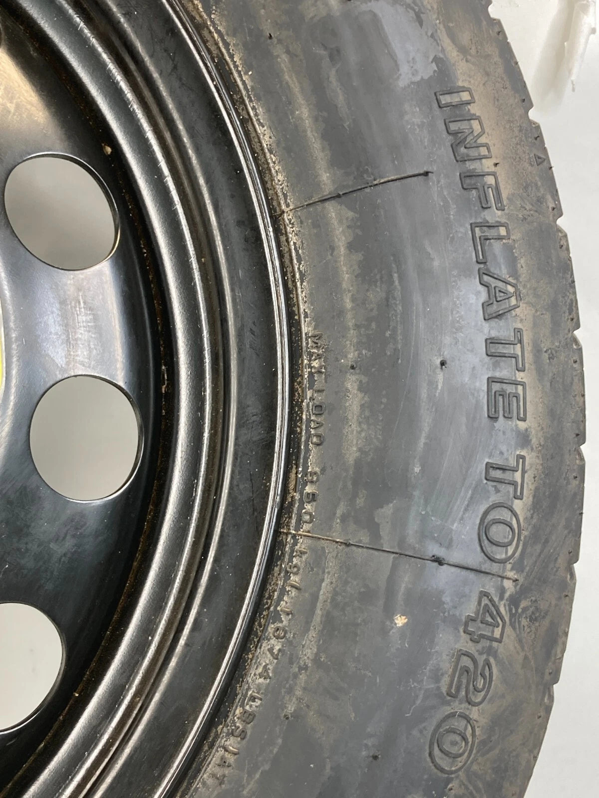 2012-2015 VOLKSWAGEN PASSAT SEDAN 4-DR EMERGENCY INFLATABLE SPARE TIRE 135/90D16