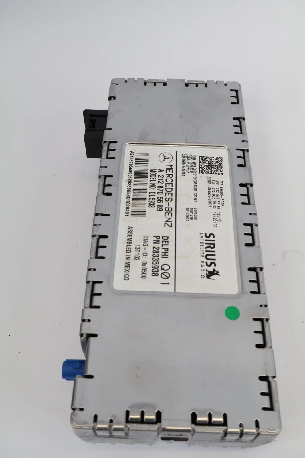 10-16 MERCEDES-BENZ E350 E550 SIRIUS SATELLITE RADIO AUDIO MODULE OEM 2128705689