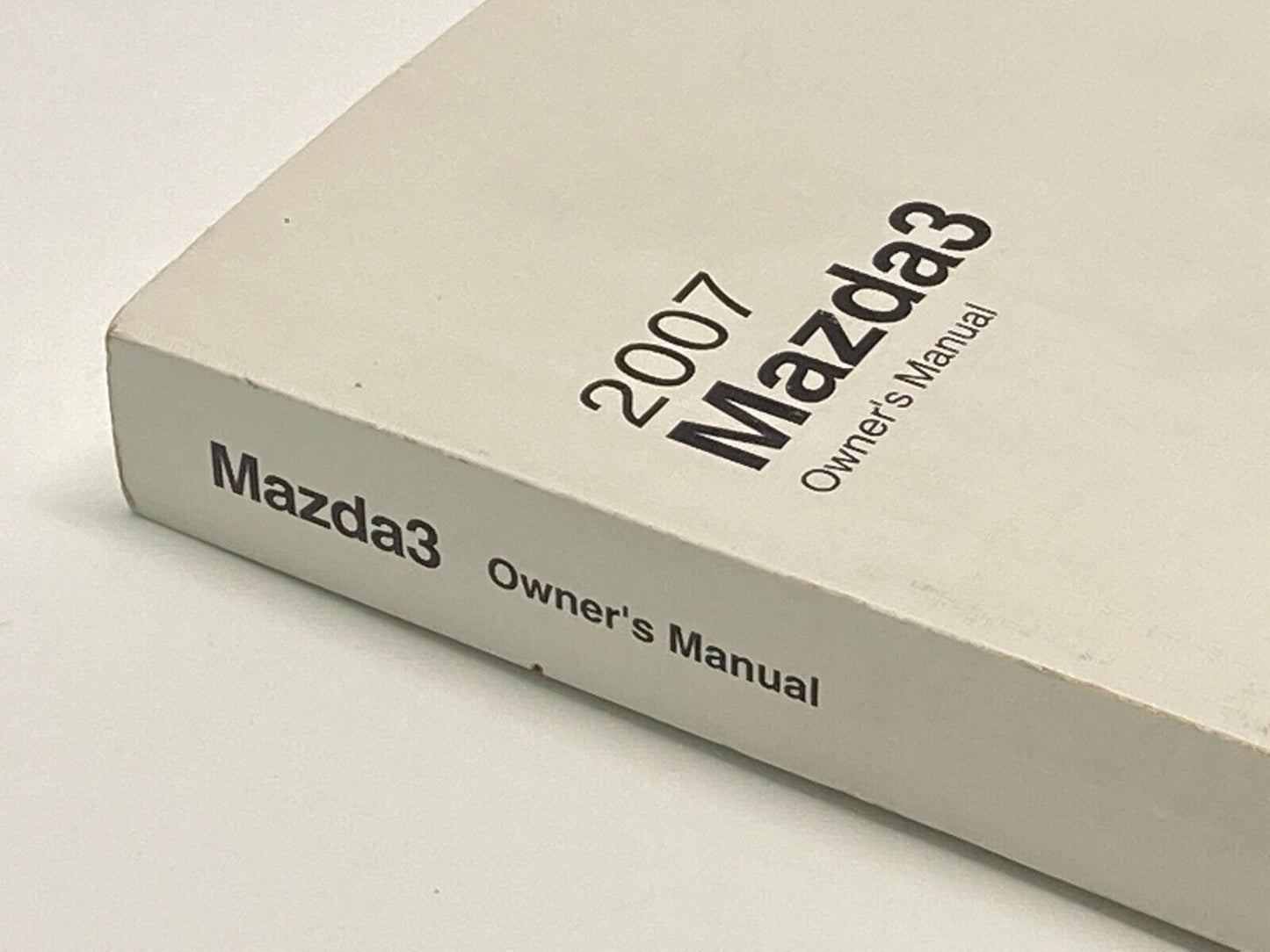 2007 Mazda3 Mazda 3 Owners Manual Guide Handbook w/ Book Case 9999-95-038C OEM