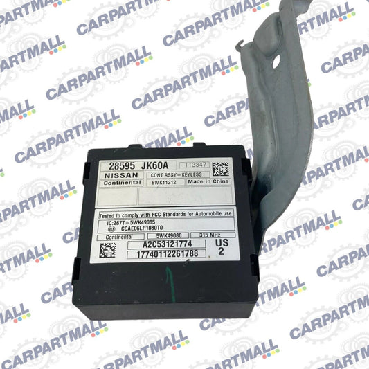 08-13 Infiniti G37 SDN 3.7 AT Anti Theft Keyless Control Module Unit 28595-JK60A