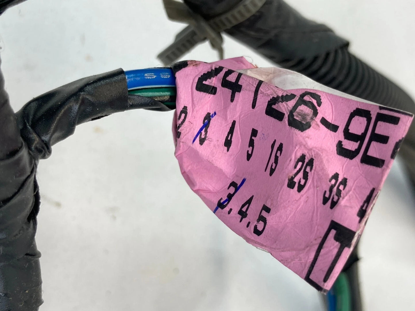 1998-2001 NISSAN ALTIMA REAR LEFT DRIVER DOOR WIRE WIRING HARNESS 24126-9E400