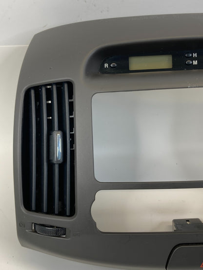 2007-2010 Hyundai Elantra Center Dash Radio Clock Climate Control Trim Bezel OEM