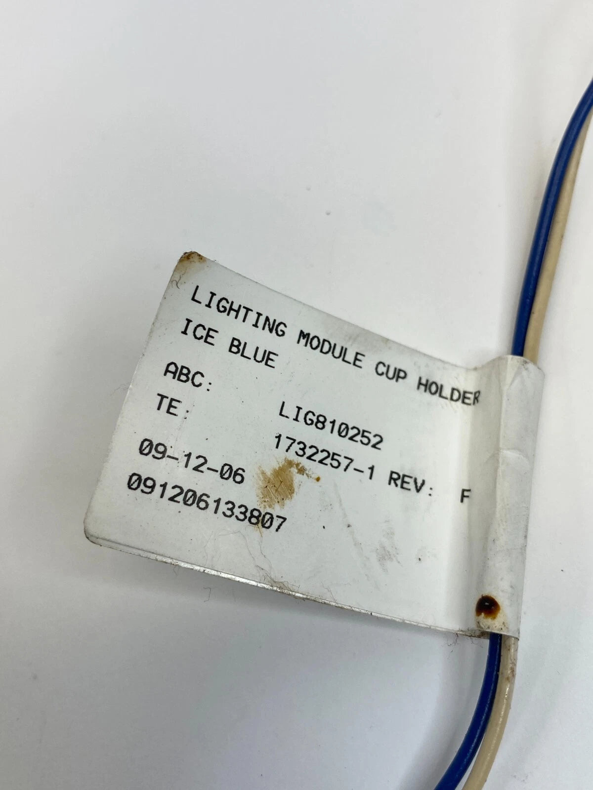 2010-2017 CHEVROLET EQUINOX CUP HOLDER LIGHT LAMP HARNESS WIRE CABLE LIG810252