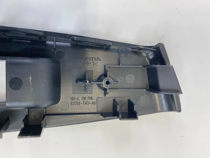 2008-2012 HONDA ACCORD SEDAN REAR LEFT SIDE DOOR WINDOW SWITCH BEZEL 83791TA0A0