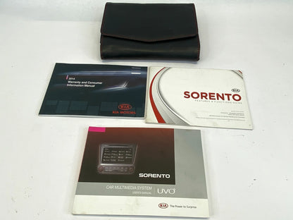 2015 KIA SORENTO SX SPORT OWNERS MANUAL INFORMATION GUIDE BOOK W/ CASE OEM