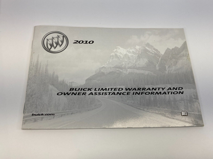 2010 Buick Enclave Owners Owner's Manual Warranty Navigation Book Set W/ Case