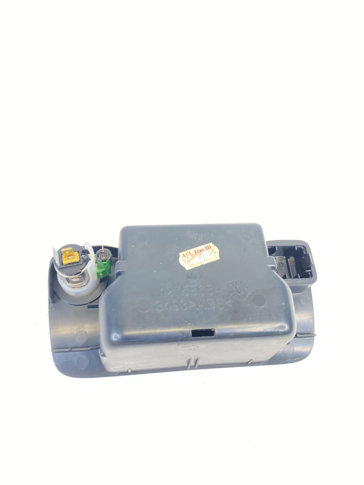 06-09 SAAB 9-5 CENTER CONSOLE ORGANIZER BOX LIGHTER OUTLET BEZEL PANEL 12758684