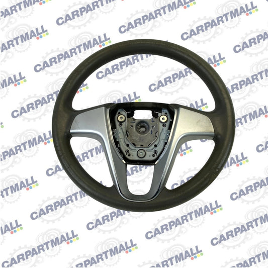 2012-2014 HYUNDAI ACCENT 1.6L L4 DRIVER SIDE STEERING WHEEL W/O SWITCHES OEM