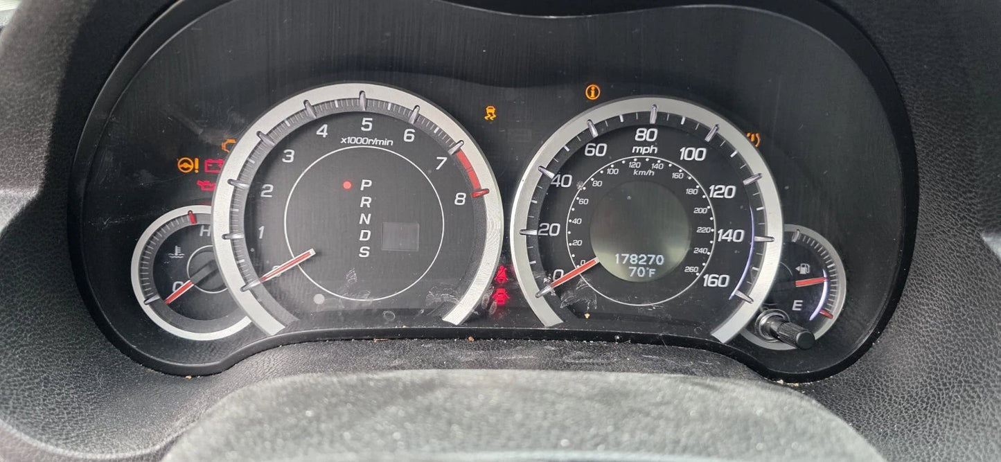 2011-2014 ACURA TSX INSTRUMENT CLUSTER SPEEDOMETER 178K 78100-TL2-A030-M1
