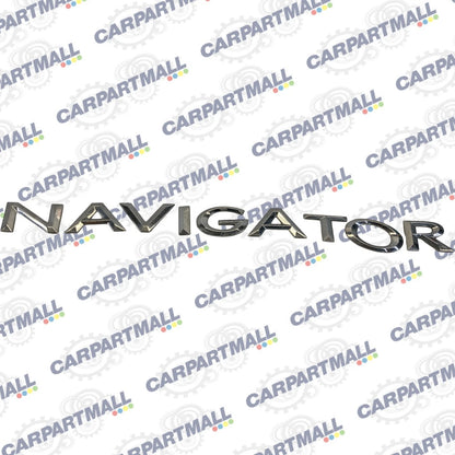 2003-2006 LINCOLN NAVIGATOR REAR TRUNK LID NAMEPLATE EMBLEM LOGO BADGE CHROME