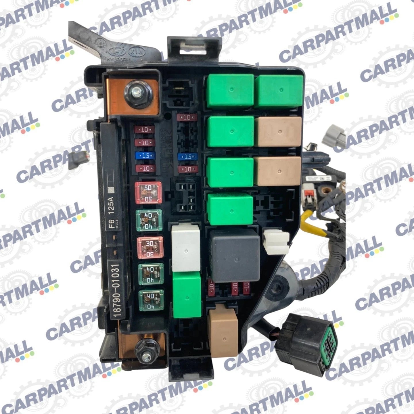 2012 2013 HYUNDAI ACCENT 1.6L AT ENGINE FUSE RELAY BOX BLOCK JUNCTION 912211R534