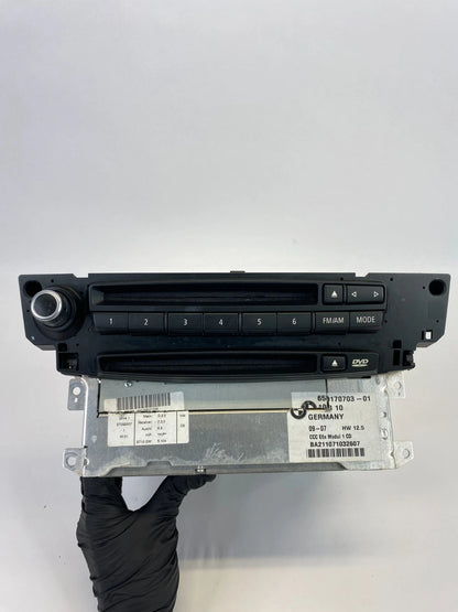2008 2009 BMW 550i 528i NAVIGATION AM/FM RADIO CD DVD PLAYER 65839170703-01 OEM