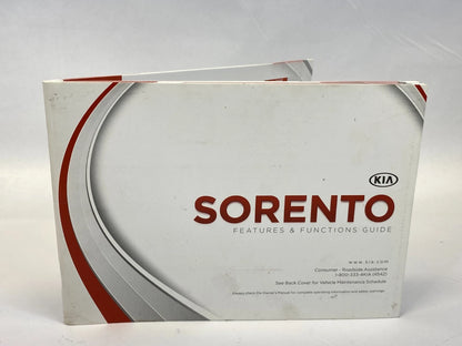 2015 KIA SORENTO SX SPORT OWNERS MANUAL INFORMATION GUIDE BOOK W/ CASE OEM