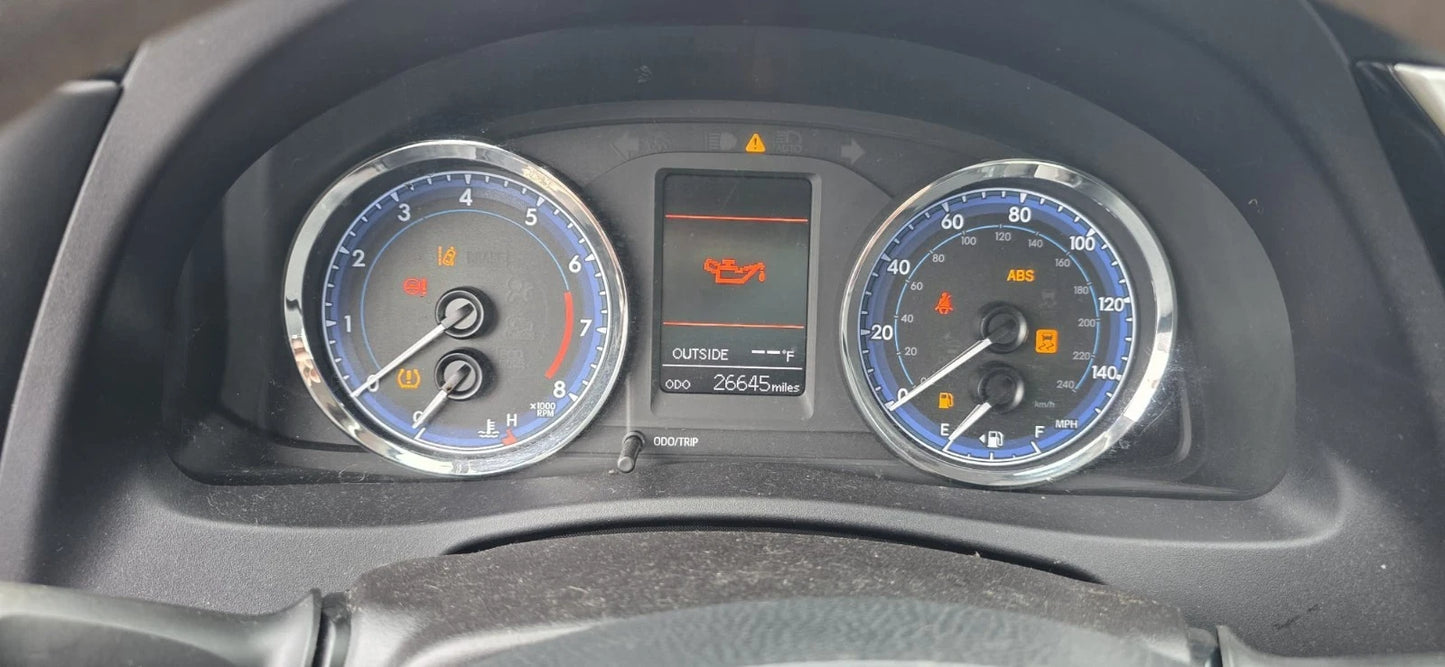 2017-2019 TOYOTA COROLLA INSTRUMENT CLUSTER SPEEDOMETER 26K OEM 83800-F2U80