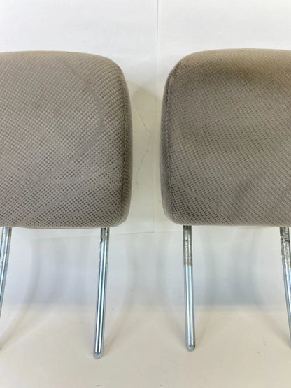 2012-2015 HONDA CIVIC SEDAN FRONT SEAT HEADREST SET OF 2 GRAY OEM