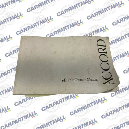 1996 96 HONDA ACCORD SEDAN OWNER'S MANUAL BOOK SET OEM