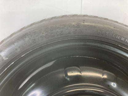 2006-2011 TOYOTA YARIS SPARE TIRE DONUT WHEEL T125/70D15 95M OEM 15" 4X100MM