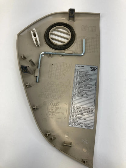 2007-2011 AUDI A6 DASH LEFT DRIVER SIDE END CAP COVER 4F2-857-085 OEM