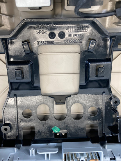 2011 Buick Regal Front Roof Overhead Console Dome Map Light Lamp Assy 13339682