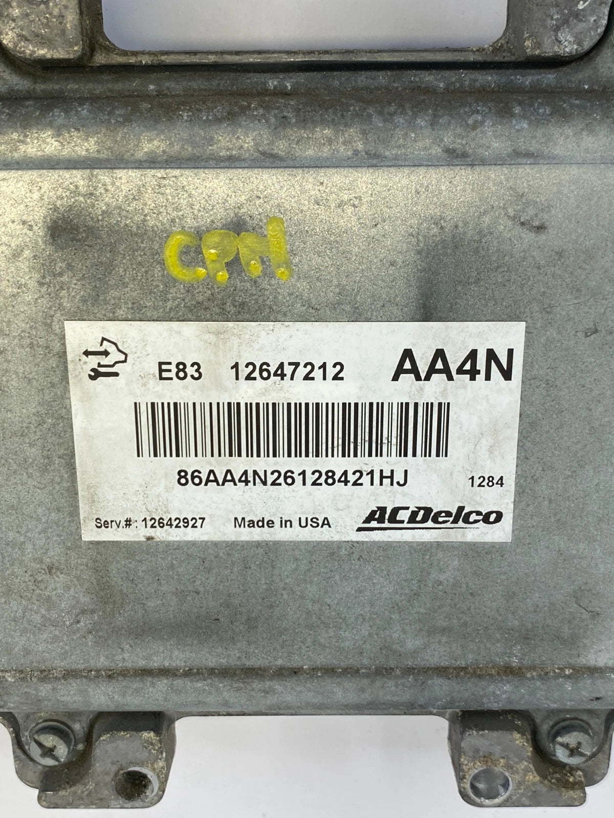 11 12 CHEVROLET CRUZE 1.8L ENGINE COMPUTER CONTROL MODULE ECU ECM 126427212 OEM