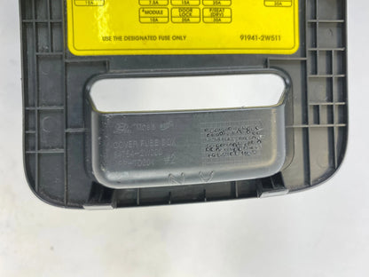 2016-2018 HYUNDAI SANTA FE FUSE BOX COVER DASH LOWER LH 91941-2W511 OEM FACTORY