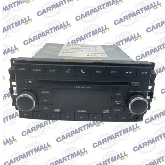 2009 2010 DODGE JOURNEY AM FM RADIO 6 CD DVD PLAYER MP3 RECEIVER UNIT 05064948AC