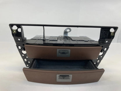 2002-2005 BMW 745I CONSOLE DASH DUAL STORAGE BOX COMPARTMENT TRAY 51457032886