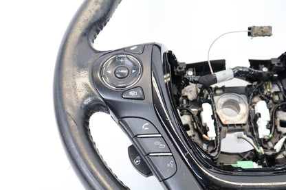 2016-2018 HONDA PILOT BLACK LEATHER STEERING WHEEL W/ SWITCHES OEM