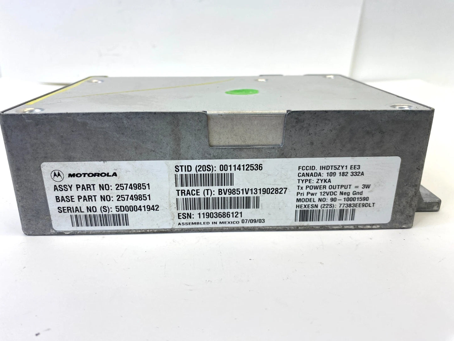 2003 2004 CADILLAC CTS VCIM ONSTAR COMMUNICATION CONTROL MODULE 25749851 OEM