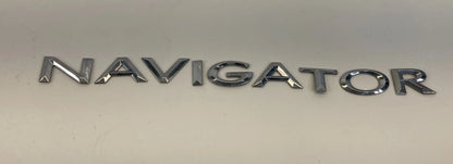 2003-2006 LINCOLN NAVIGATOR REAR TRUNK LID NAMEPLATE EMBLEM LOGO BADGE CHROME