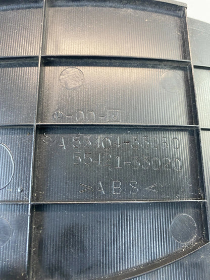 02 03 LEXUS ES300 INSTRUMENT SPEEDOMETER CLUSTER RED WOOD COVER TRIM 55404-33080