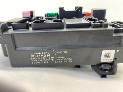 2008-2013 MITSUBISHI OUTLANDER 2.4L INTERIOR CABIN FUSE RELAY BOX 8637A914 OEM