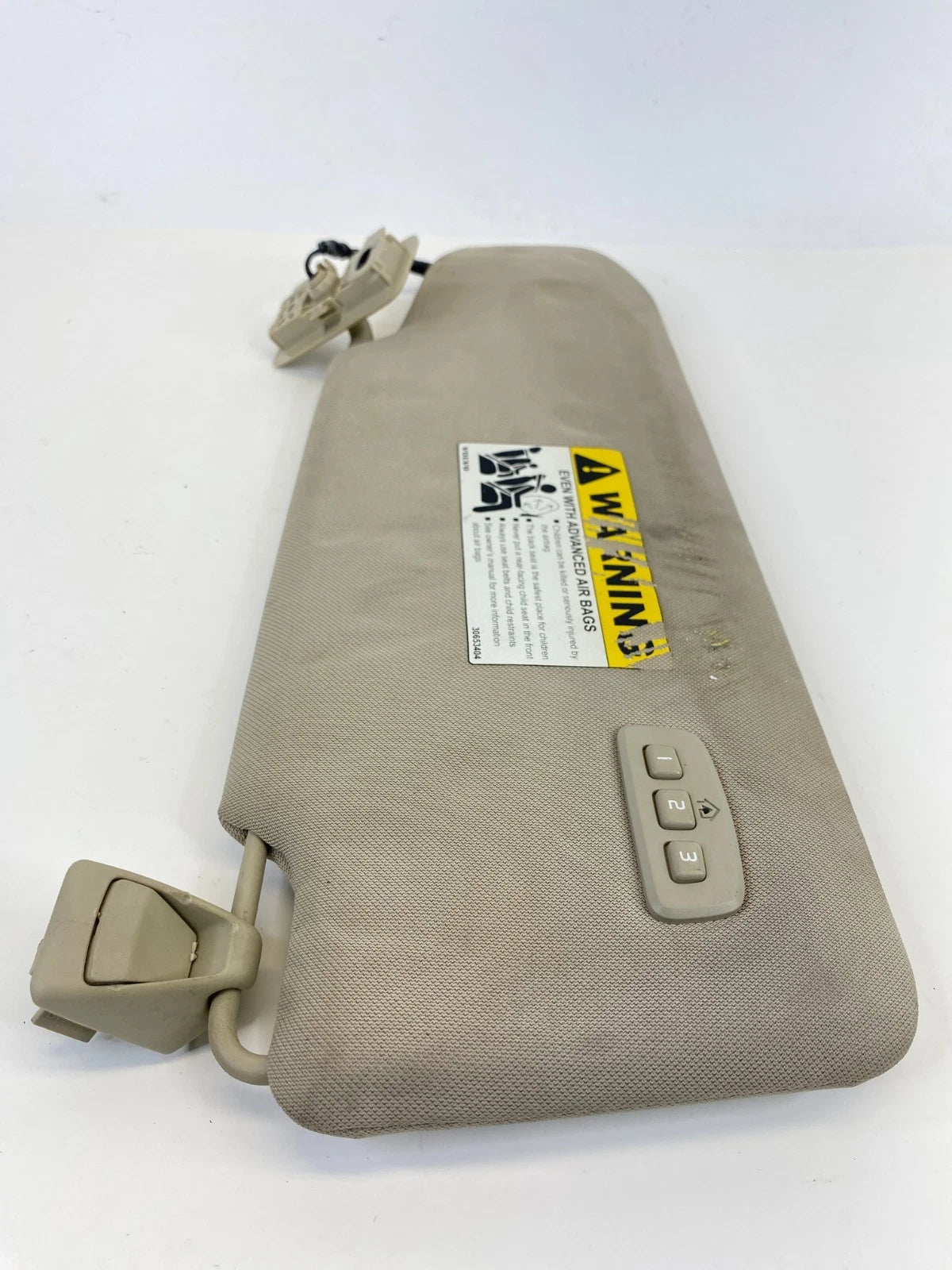 2011-2018 VOLVO S60 FRONT LEFT DRIVER SIDE SUNVISOR SUN VISOR W HOMELINK OEM