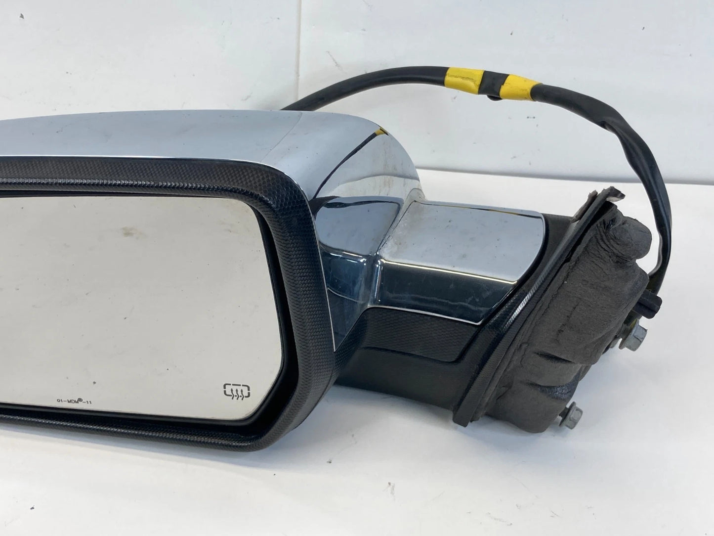 2010 2011 GMC TERRAIN DRIVER LEFT SIDE VIEW MIRROR HEATED CHROME OEM 20858727