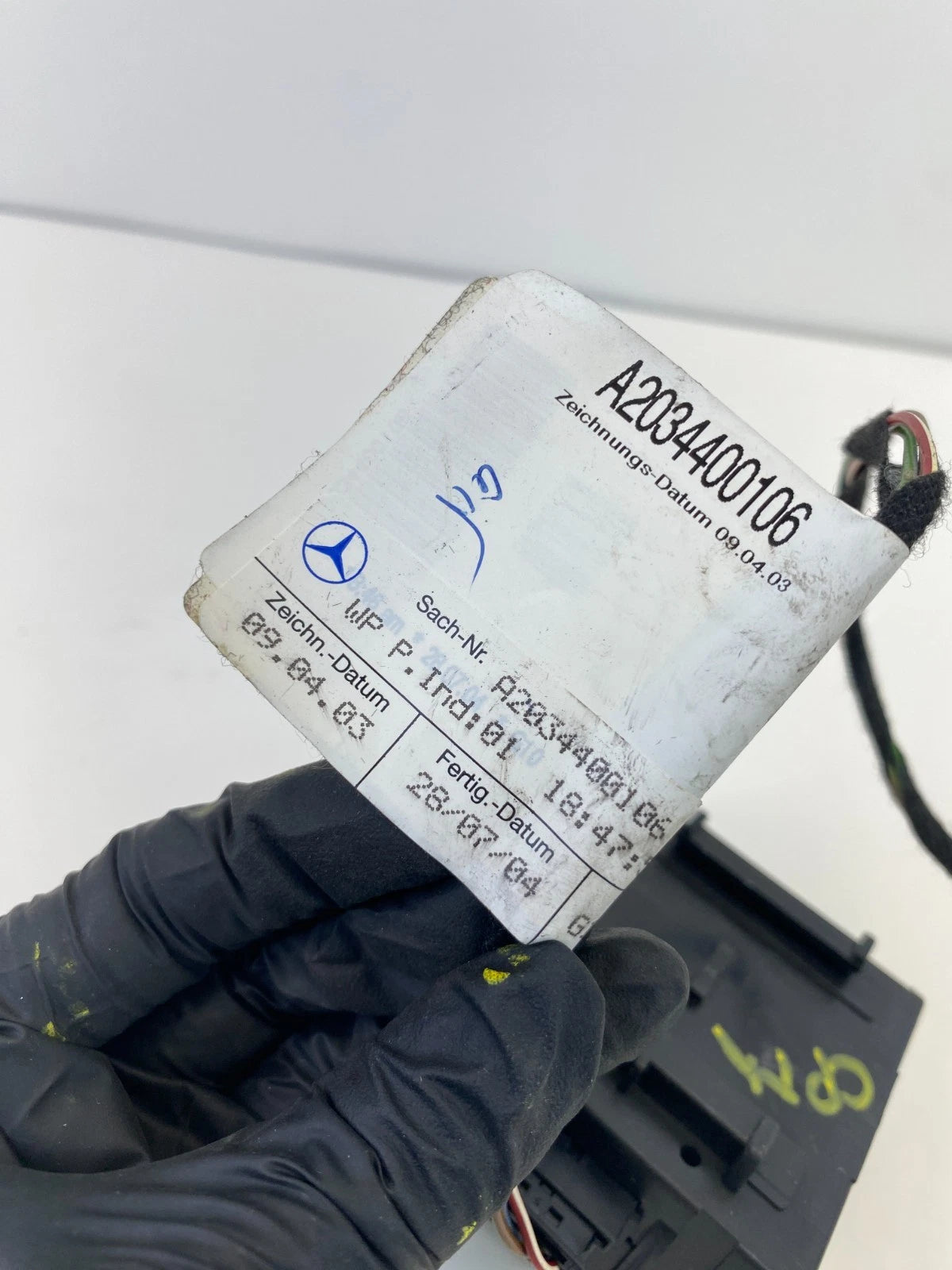 2001-2005 MERCEDES-BENZ C240 W203 ANTI-THEFT ALARM CONTROL MODULE 2118209126 OEM