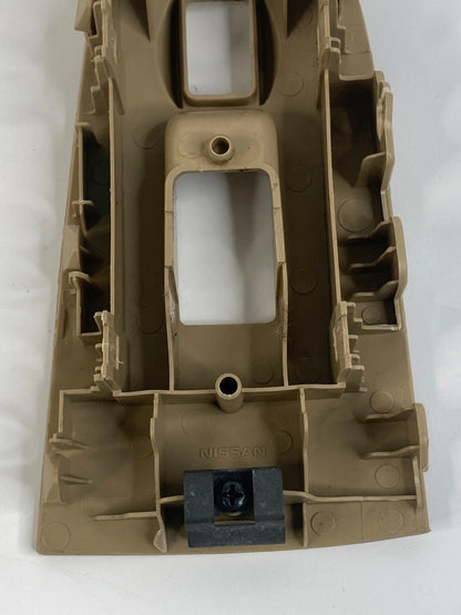 09-14 NISSAN MAXIMA FRONT RIGHT PASSENGER DOOR WINDOW SWITCH BEZEL 80960-9N00A