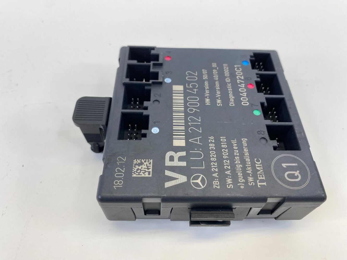2006-2016 MERCEDES W204 E350 FRONT RIGHT SIDE DOOR CONTROL MODULE A2129004502