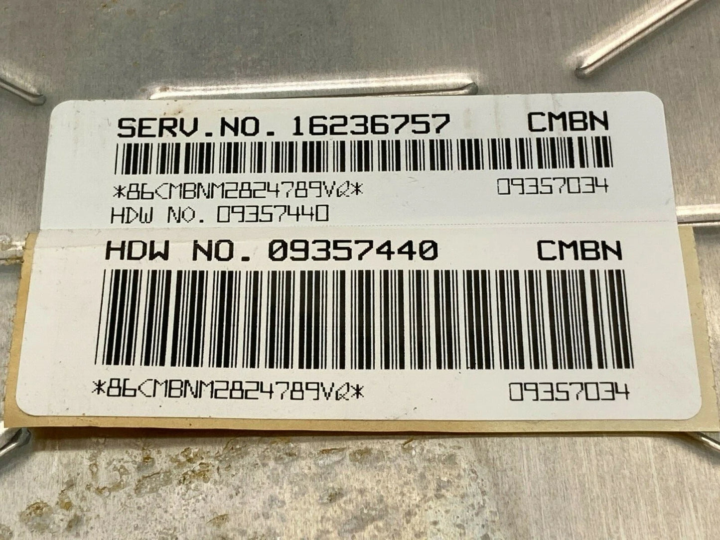 1999 OLDSMOBILE ALERO ENGINE COMPUTER CONTROL MODULE ECM ECU PCM 16236757 OEM