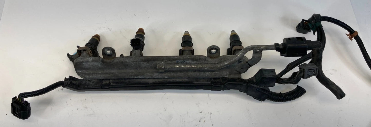 2009-2013 Honda Fit 1.5L L4 Engine Fuel Injection Set Fuel Rail w Injectors OEM